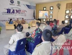 Wadansatgas Pamtas RI-MLY Yonif 645/Gty Hadiri Peringatan HANI 2022 dan Talkshow Pencanangan Desa Bersih Narkoba