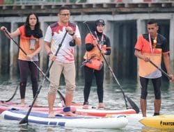 Menparekraf Apresiasi Kejuaraan “Indonesia Stand Up Paddle 2022 Series 1” di Lampung