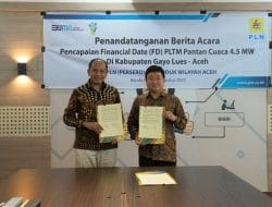 Dukung Energi Bersih, PLN Siap Serap Listrik 4,5 MW dari PLTM Pantan Cuaca