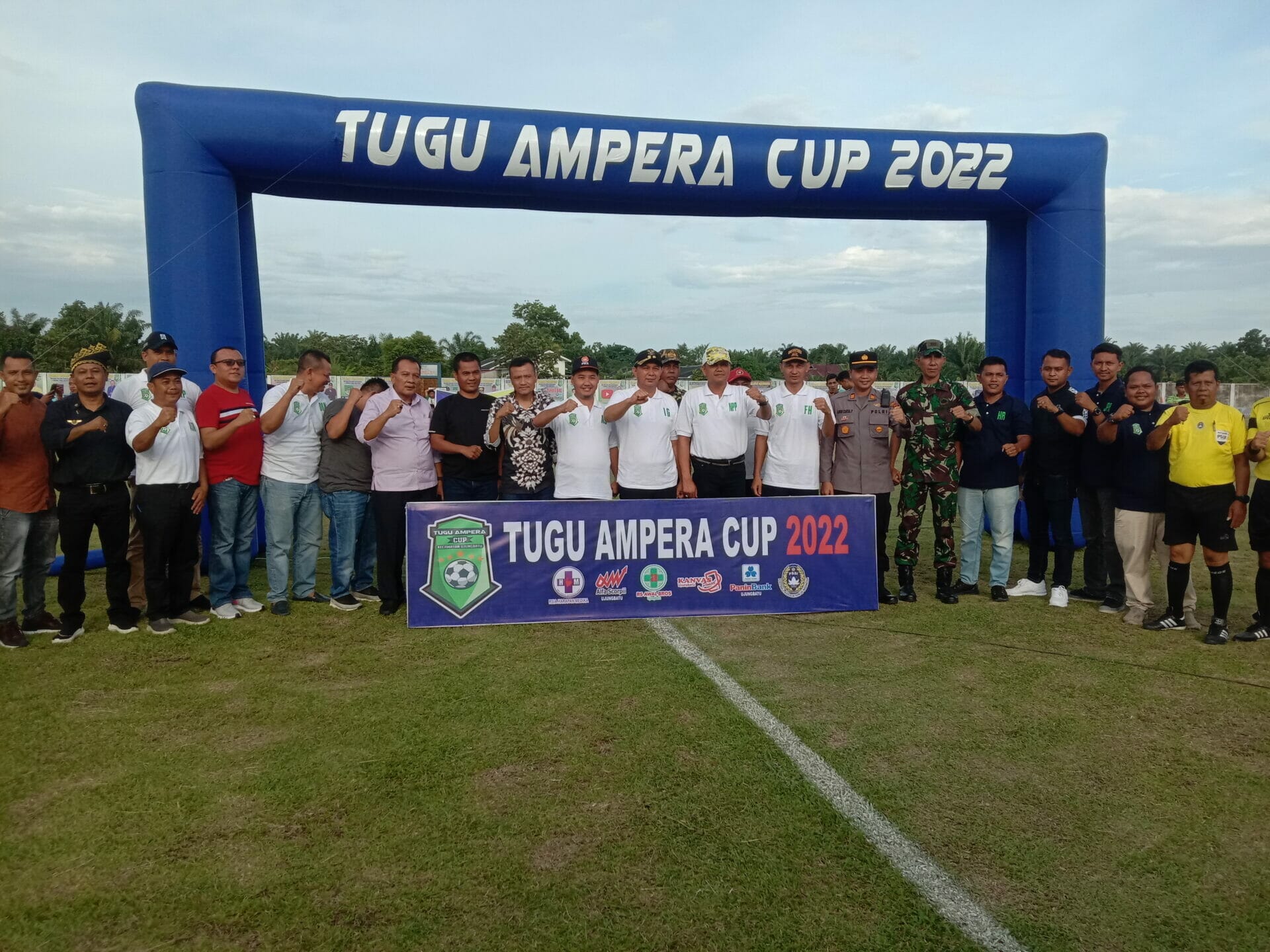 Wakil Bupati Rohul Buka Open Turnamen Tugu Ampera Cup 2022