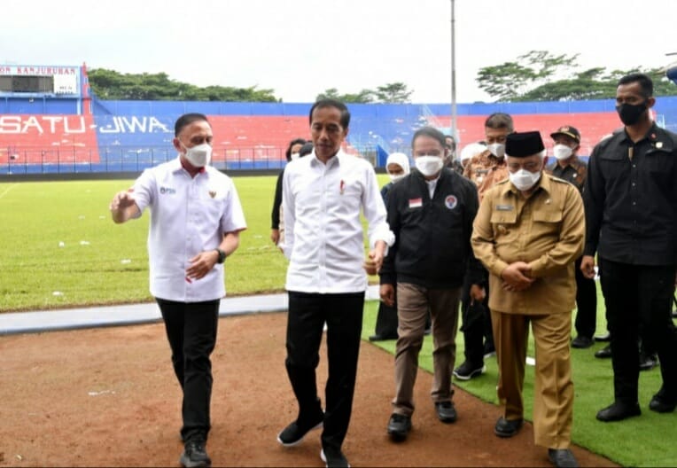 PSSI Terima Kasih untuk Dukungan Presiden Jokowi ke Sepak Bola Indonesia