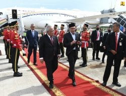 Menteri Basuki Sambut Kedatangan PM Malaysia Yang Mulia Dato’ Seri Anwar Ibrahim