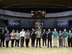 Jelang Seri 3 Surabaya, Peserta Kompetisi Indonesia Basketball League Gelar Simulasi Pertandingan
