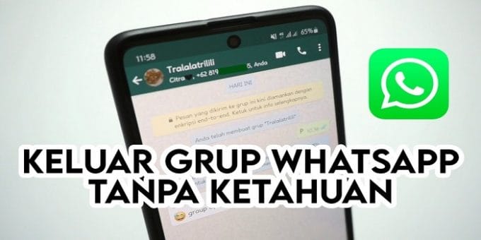 Cara Keluar Grup WhatsApp Secara Diam Diam