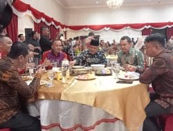 Pj Bupati Kampar Hadiri Pisah Sambut Kajati Riau di Balai Serindit Rumdis Gubri