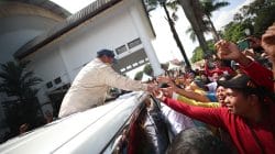 Pantun Prabowo di Medan: Tak Perlu Banyak Kata, Prabowo-Gibran Akan Kerja Nyata