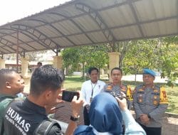 164 Personil Polres Kampar dan BKO Brimob Polda Riau Siap Amankan Rapat Pleno KPU